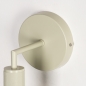 Foto 75045-12 detailfoto: Beige fitting wandlamp van metaal E27 