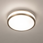 Foto 75047-2 niet_in_feed: Basic plafondlamp in het rond, wit met details in goud 