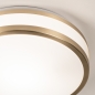 Foto 75047-6 niet_in_feed: Basic plafondlamp in het rond, wit met details in goud 