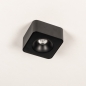 Foto 75055-5 niet_in_feed: Vierkante led spot in het zwart met dimbare led verlichting