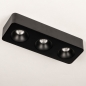 Foto 75057-5 niet_in_feed: Zwarte 3-licht led spot met dimbare led verlichting