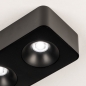 Foto 75057-7 niet_in_feed: Zwarte 3-licht led spot met dimbare led verlichting