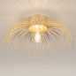 Foto 75070-3 niet_in_feed: Grote plafondlamp van metaal in goud/messing in modern design 
