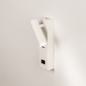 Foto 75072-2 schuinaanzicht: Bedlamp met verstelbare led spot en USB-poort 