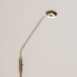 Foto 75075-4 niet_in_feed:  Staande led leeslamp in goud met dimmer op het armatuur