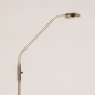 Foto 75075-6 niet_in_feed:  Staande led leeslamp in goud met dimmer op het armatuur