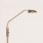 Foto 75075-7 niet_in_feed:  Staande led leeslamp in goud met dimmer op het armatuur