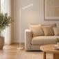 Foto 75077-16: Beige Leseleuchte mit dimmbarer LED-Beleuchtung