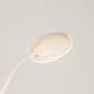 Foto 75078-10: Beigefarbene Stehleuchte mit flexiblem Arm und dimmbarer LED-Beleuchtung