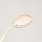 Foto 75078-11: Beigefarbene Stehleuchte mit flexiblem Arm und dimmbarer LED-Beleuchtung