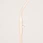 Foto 75078-13: Beigefarbene Stehleuchte mit flexiblem Arm und dimmbarer LED-Beleuchtung