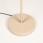 Foto 75078-14: Beigefarbene Stehleuchte mit flexiblem Arm und dimmbarer LED-Beleuchtung