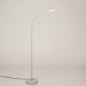 Foto 75078-2: Beigefarbene Stehleuchte mit flexiblem Arm und dimmbarer LED-Beleuchtung