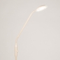 Foto 75078-3: Beigefarbene Stehleuchte mit flexiblem Arm und dimmbarer LED-Beleuchtung