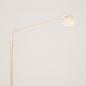 Foto 75078-4: Beigefarbene Stehleuchte mit flexiblem Arm und dimmbarer LED-Beleuchtung