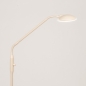 Foto 75078-6: Beigefarbene Stehleuchte mit flexiblem Arm und dimmbarer LED-Beleuchtung