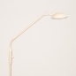 Foto 75078-7: Beigefarbene Stehleuchte mit flexiblem Arm und dimmbarer LED-Beleuchtung