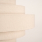 Foto 75084-5: Runde Deckenleuchte Beige Leinen