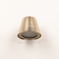 Foto 75100-1 maatindicatie: Wandlamp goud voor binnen, buiten en badkamer 