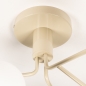 Foto 75102-10 detailfoto: Beige plafondlamp met zes witte bollen van glas in Scandinavische stijl