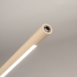 Foto 75120-8: Beige Japandi Schreibtischlampe mit verstellbarem Arm und dimmbarer LED-Beleuchtung