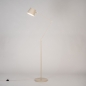 Foto 75123-2: Hohe Stehlampe / Leselampe in Beige, geeignet für austauschbare LED