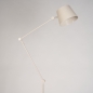 Foto 75123-6: Hohe Stehlampe / Leselampe in Beige, geeignet für austauschbare LED