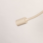 Foto 75125-12 detailfoto: Beige wandlamp met witte kap en LED-leeslamp