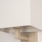 Foto 75125-14 niet_in_feed: Beige wandlamp met witte kap en LED-leeslamp