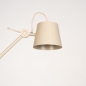Foto 75126-11 niet_in_feed: Verstelbare vloerlamp met knikarm in beige japandi stijl 