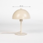Foto 75139-3 maatindicatie: Kleine tafellamp in beige Mushroom 