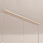 Foto 75143-8 detailfoto: Beige 3-lichts hanglamp met 3 conische kappen in beige van metaal E27