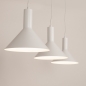 Foto 75144-6: 3-flammige Pendelleuchte in Weiß - Elegante Lampe mit E27 Fassungen