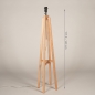Foto 75146-1: Houten tripod vloerlamp E27 Eiken kleur