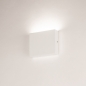 Foto 75152-4 schuinaanzicht: Witte LED Wandlamp voor binnen, buiten en badkamer