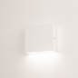 Foto 75152-5 vooraanzicht: Witte LED Wandlamp voor binnen, buiten en badkamer