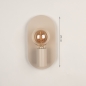 Foto 75159-1 maatindicatie: Beige Fitting Wandlamp – Uniek Design met Ovale Wandplaat