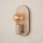 Foto 75159-5 niet_in_feed: Beige Fitting Wandlamp – Uniek Design met Ovale Wandplaat