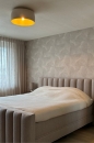 Foto 75166-7: Runde beige Deckenleuchte aus Metall