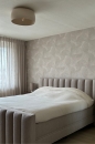 Foto 75166-8: Runde beige Deckenleuchte aus Metall