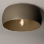 Foto 75167-2 niet_in_feed: Ronde plafondlamp in taupe van metaal 