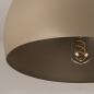 Foto 75167-8 detailfoto: Ronde plafondlamp in taupe van metaal 