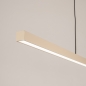 Foto 75171-12 detailfoto: Smalle led hanglamp in beige 120cm voor sfeer boven je kookeiland, eettafel, keuken of werkplek 