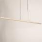 Foto 75172-10 niet_in_feed: Extra lange en smalle led hanglamp in beige 150cm 