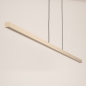 Foto 75172-11 niet_in_feed: Extra lange en smalle led hanglamp in beige 150cm 