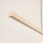 Foto 75172-13 niet_in_feed: Extra lange en smalle led hanglamp in beige 150cm 