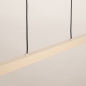 Foto 75172-14 detailfoto: Extra lange en smalle led hanglamp in beige 150cm 