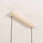 Foto 75172-15 detailfoto: Extra lange en smalle led hanglamp in beige 150cm 