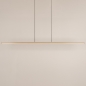 Foto 75172-5 niet_in_feed: Extra lange en smalle led hanglamp in beige 150cm 