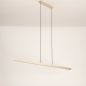 Foto 75172-8 niet_in_feed: Extra lange en smalle led hanglamp in beige 150cm 